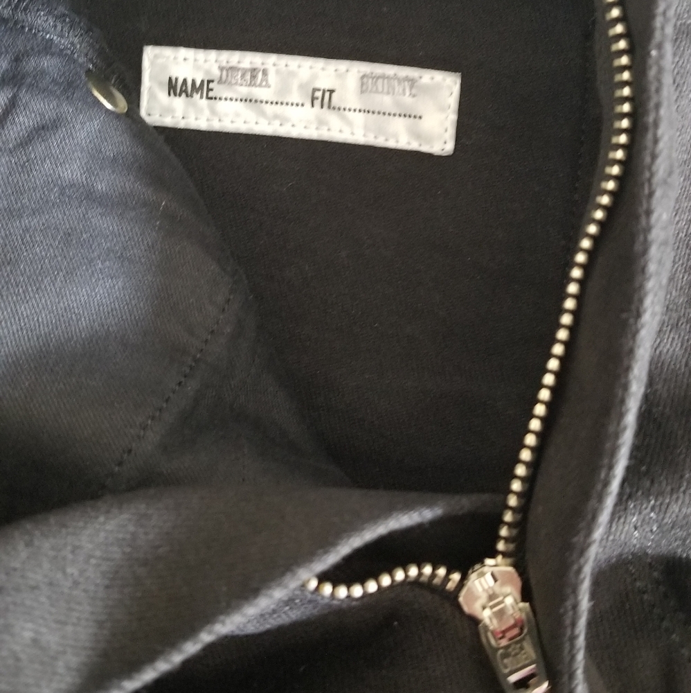 Golden Goose Skinny High Rise Jeans Size 25 Black - Picture 9 of 10